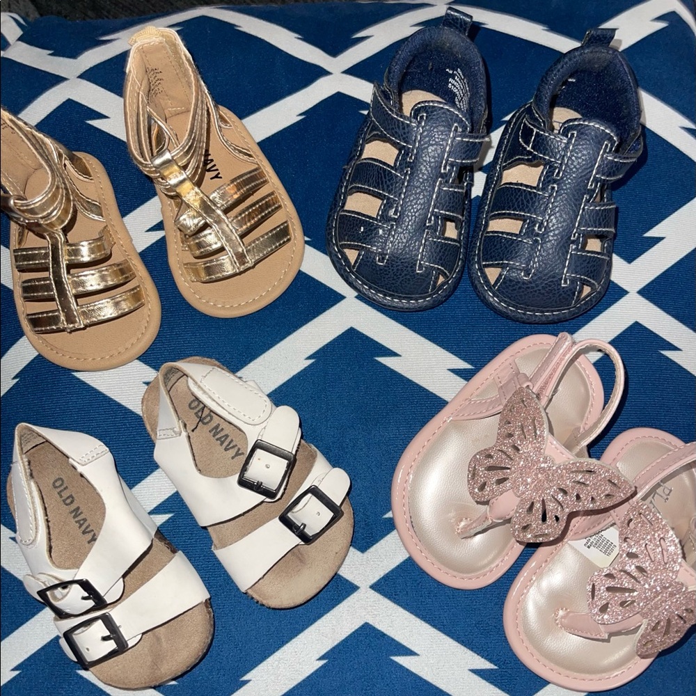 Old Navy (ON) and Childrens Place (CP) Baby Shoes